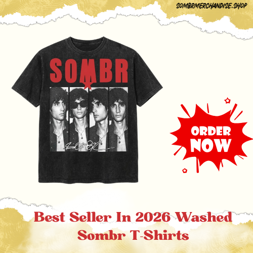 Best Seller In 2026 DTNK3005 Washed Sombr T-Shirts